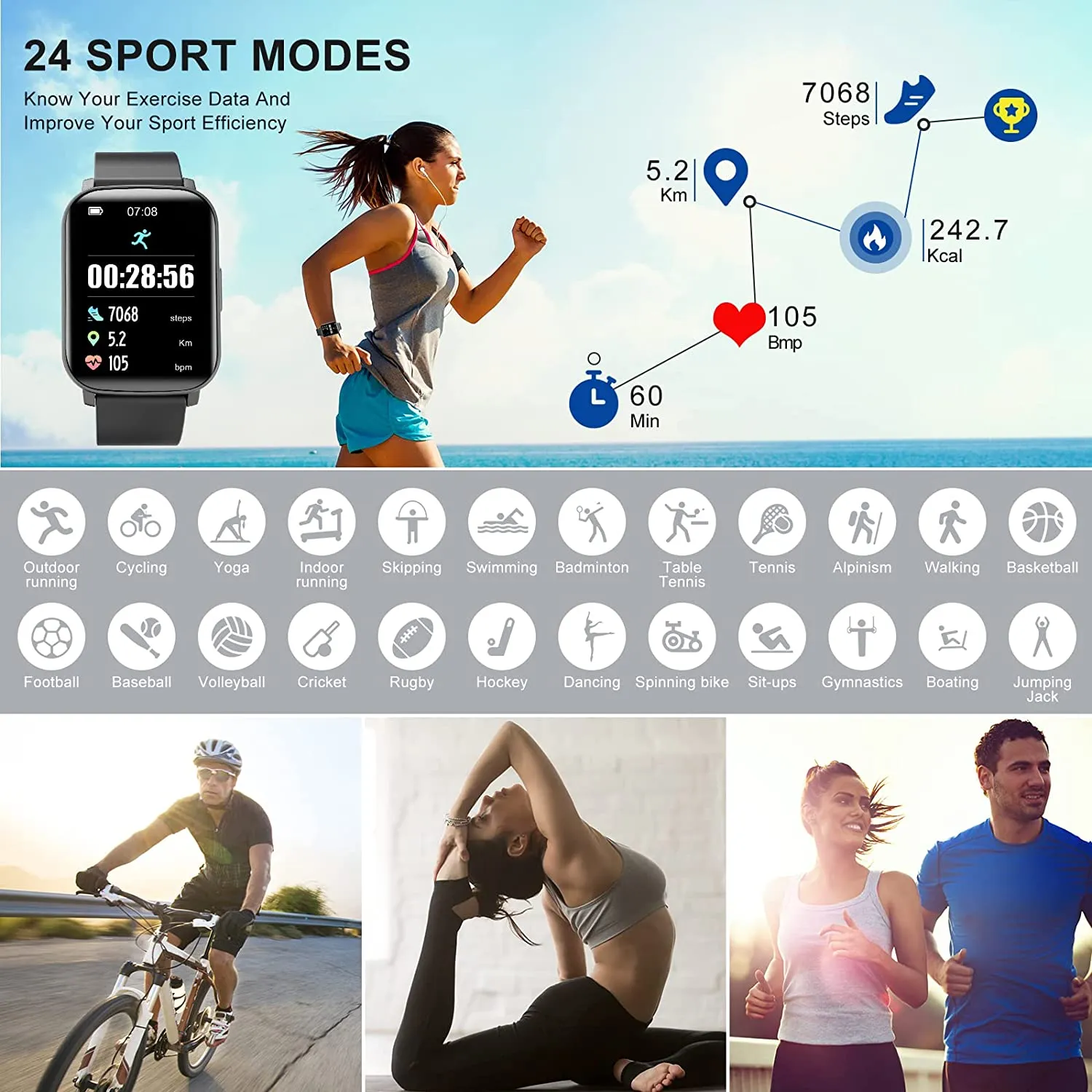 Smart Watch Adolescent Woednx – Image 7