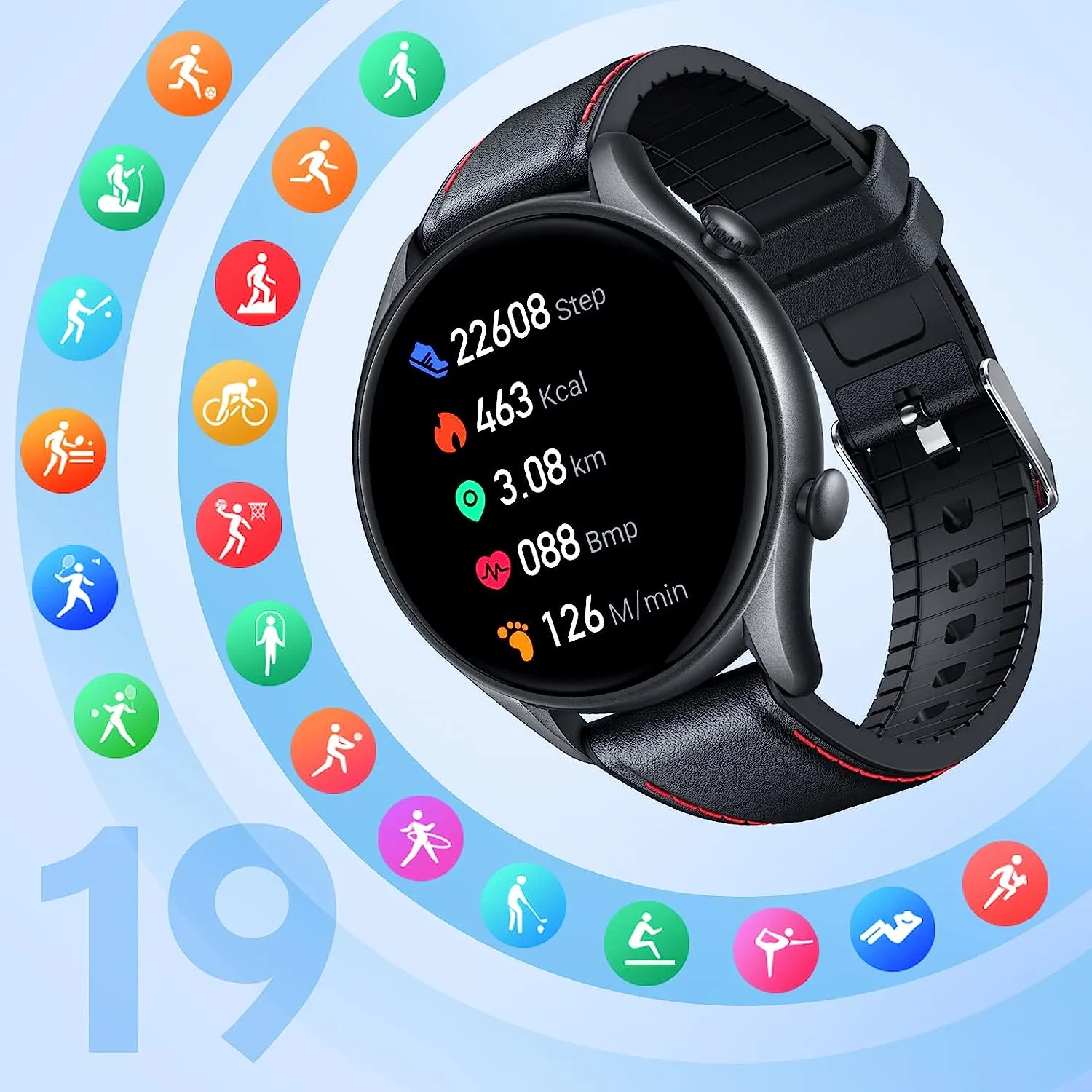 Montre Connectée Habillée Homme – Image 8