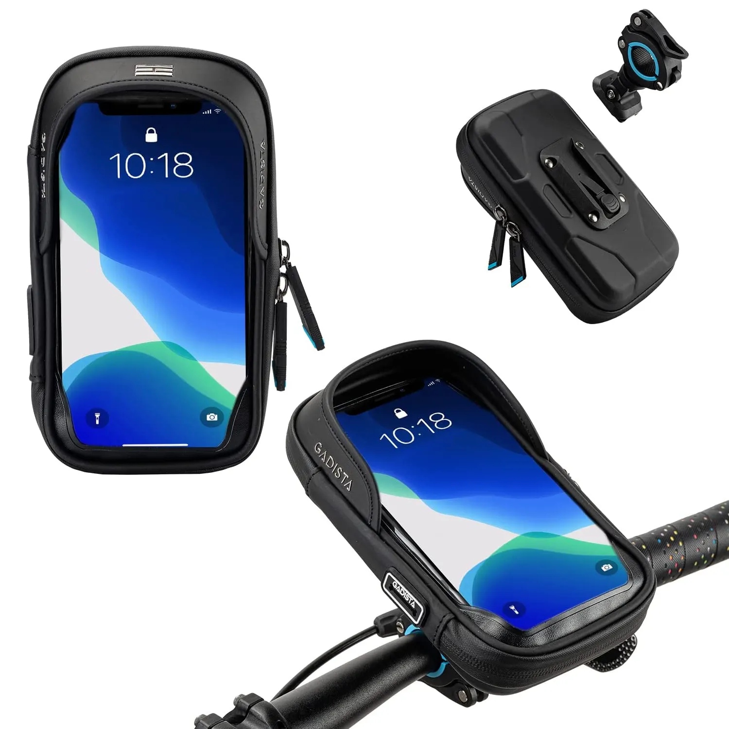 Support Téléphone Motocyclette Fixation Solide – Image 3