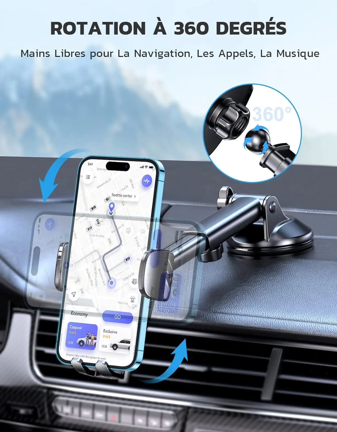 Support Voiture Ventouse Puissante – Image 7