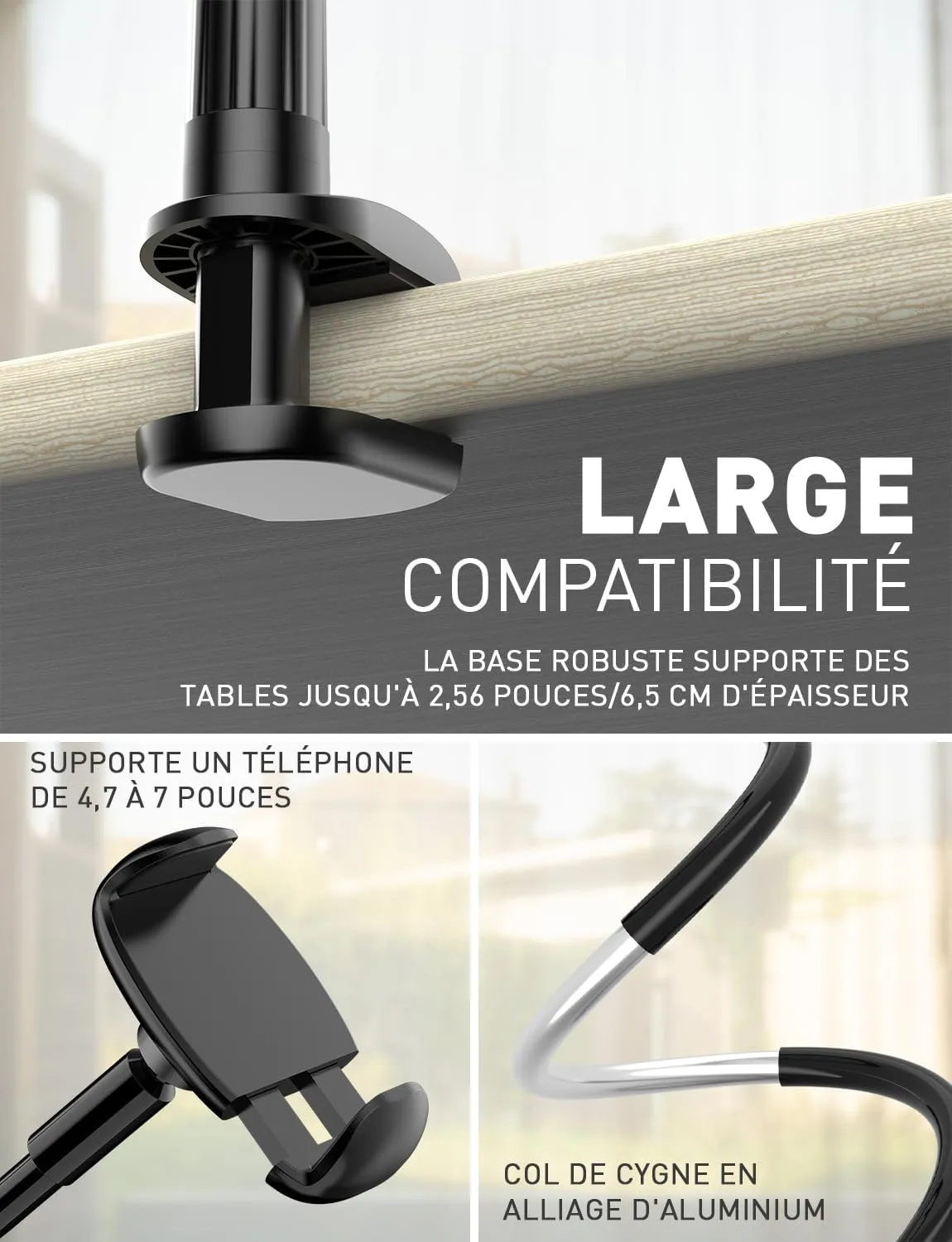 Support Téléphone pour Lit – Image 3