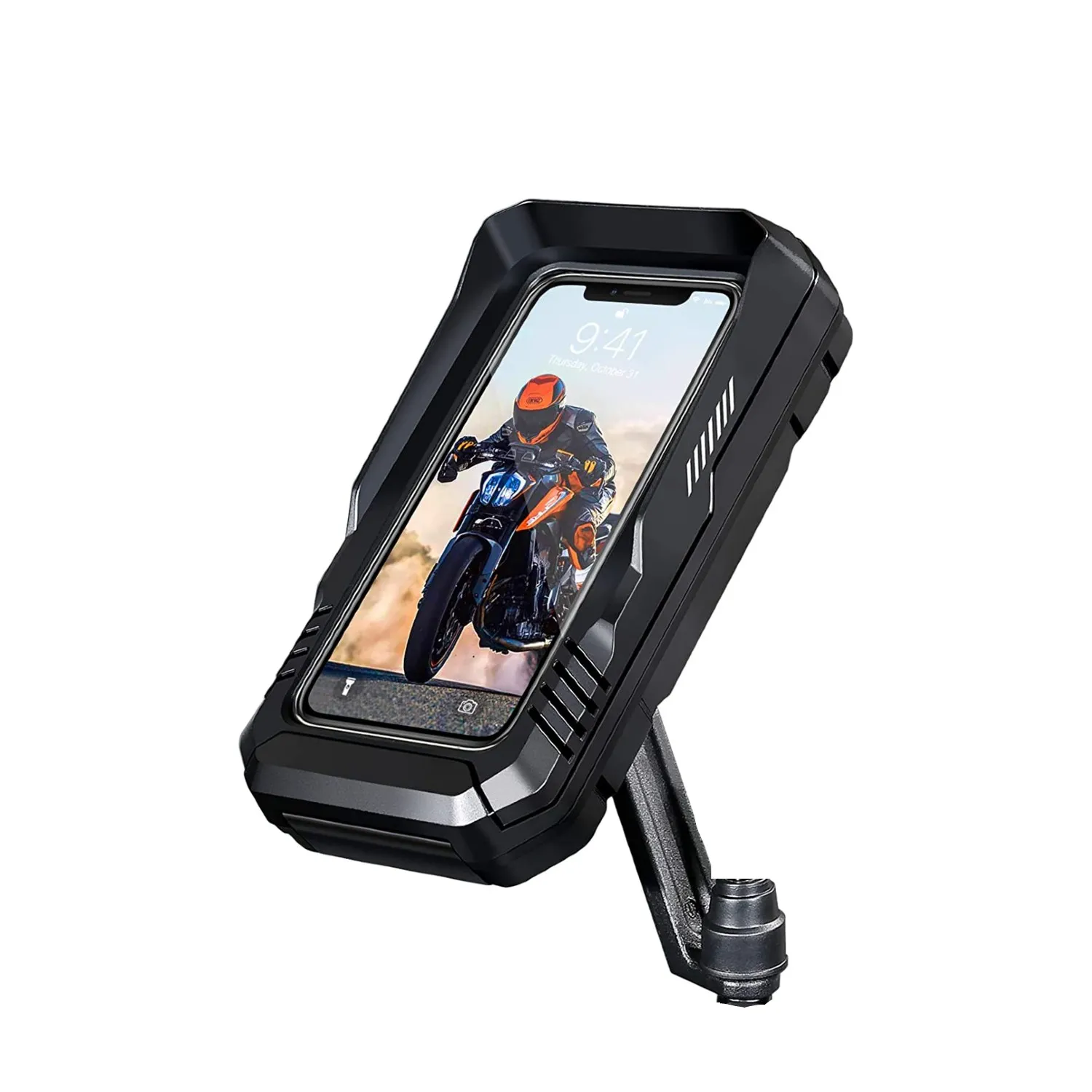 Support Téléphone pour Rétroviseur de Moto
