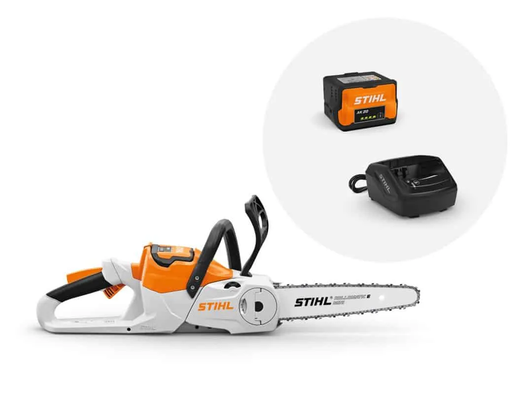 Tronçonneuse à batterie STIHL – MSA 60 C-B (pack batterie AK 20 + chargeur AL 101) – Gamme AK