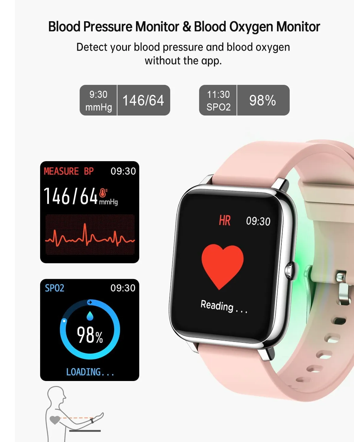 Montre Sport Intelligente Femme Willful – Image 2