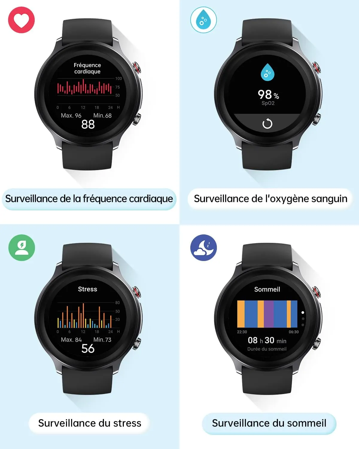 Montre Connectée Intelligente Sport Santé – Image 5