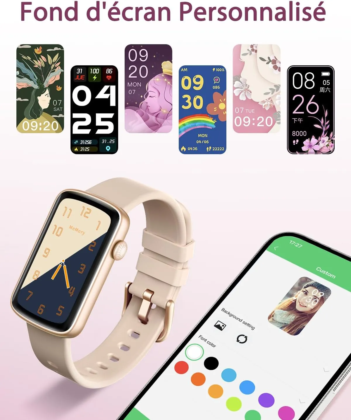 Montre Connectée Discrète Femme – Image 7