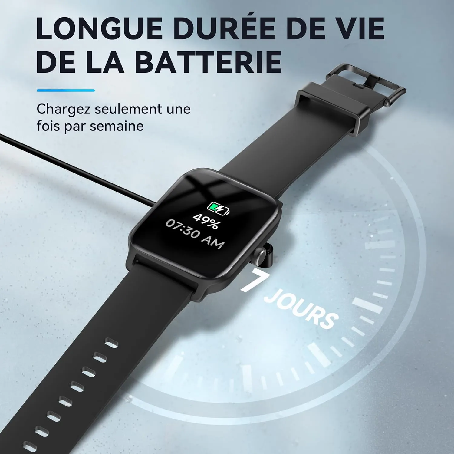 Montre Connectée Bluetooth 1.8 Pouce – Image 7