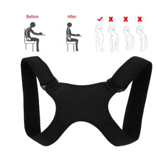 Correcteur de Posture – Colonne Vertébrale – Soutien Du Dos YC-2220 – Noir – Image 2