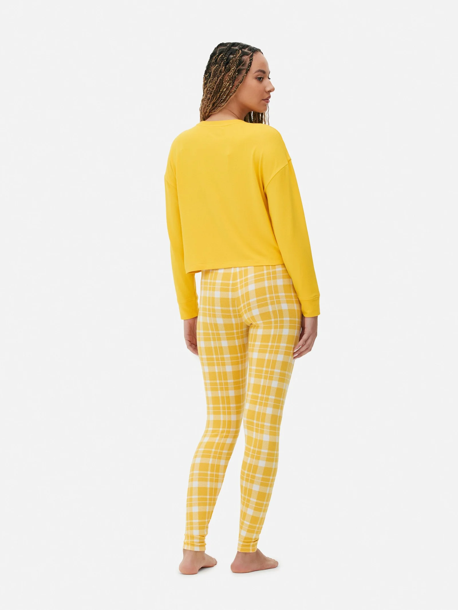Pyjama Primark – Harry Potter – Femme – Jaune – HUFFLEPUFF – Image 3