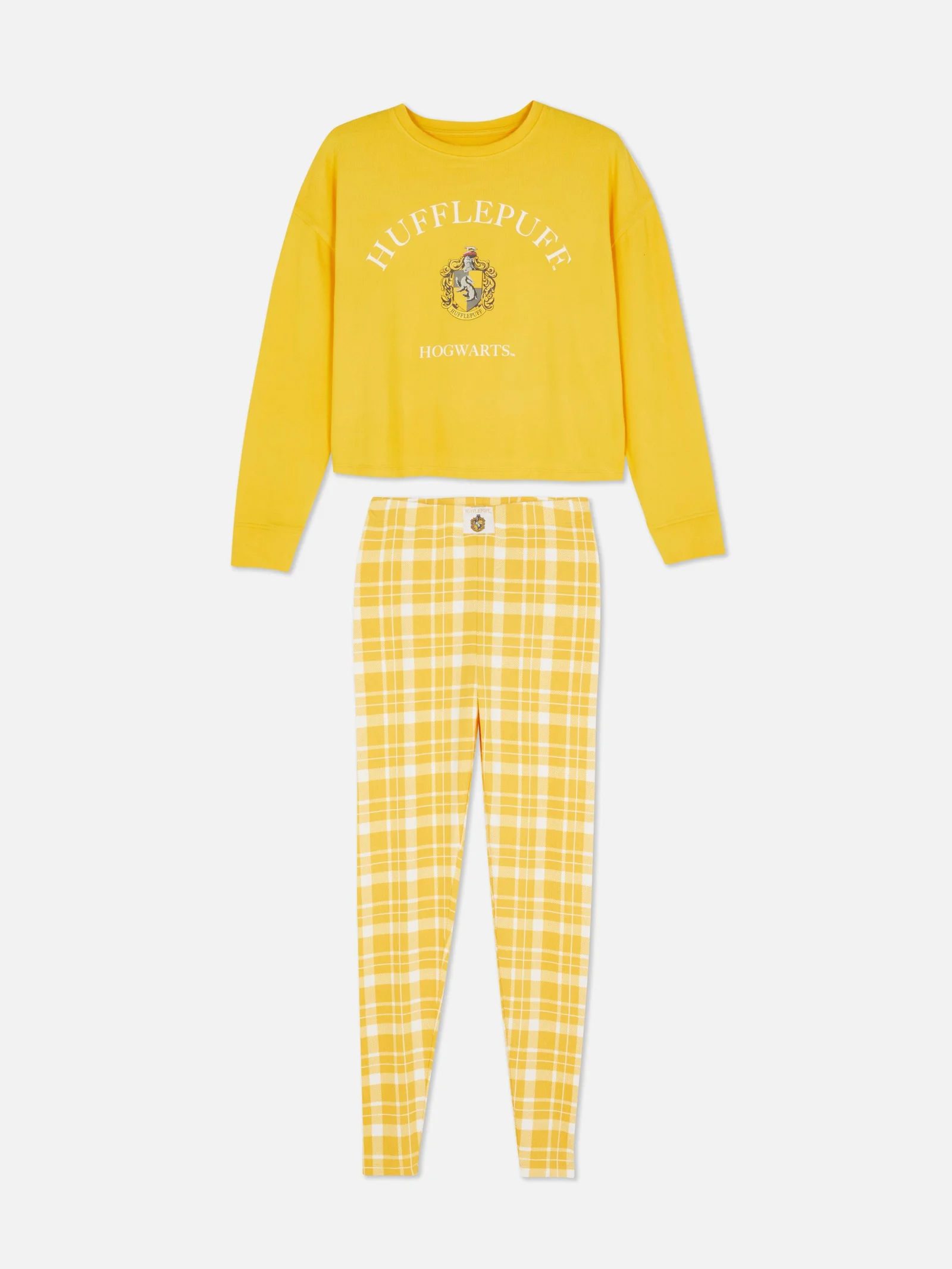 Pyjama Primark – Harry Potter – Femme – Jaune – HUFFLEPUFF – Image 4