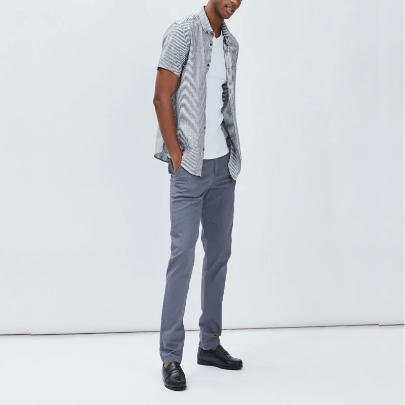 Pantalon la toile – Pour Homme – American Eagle Chino – Gris Foncé – Image 2