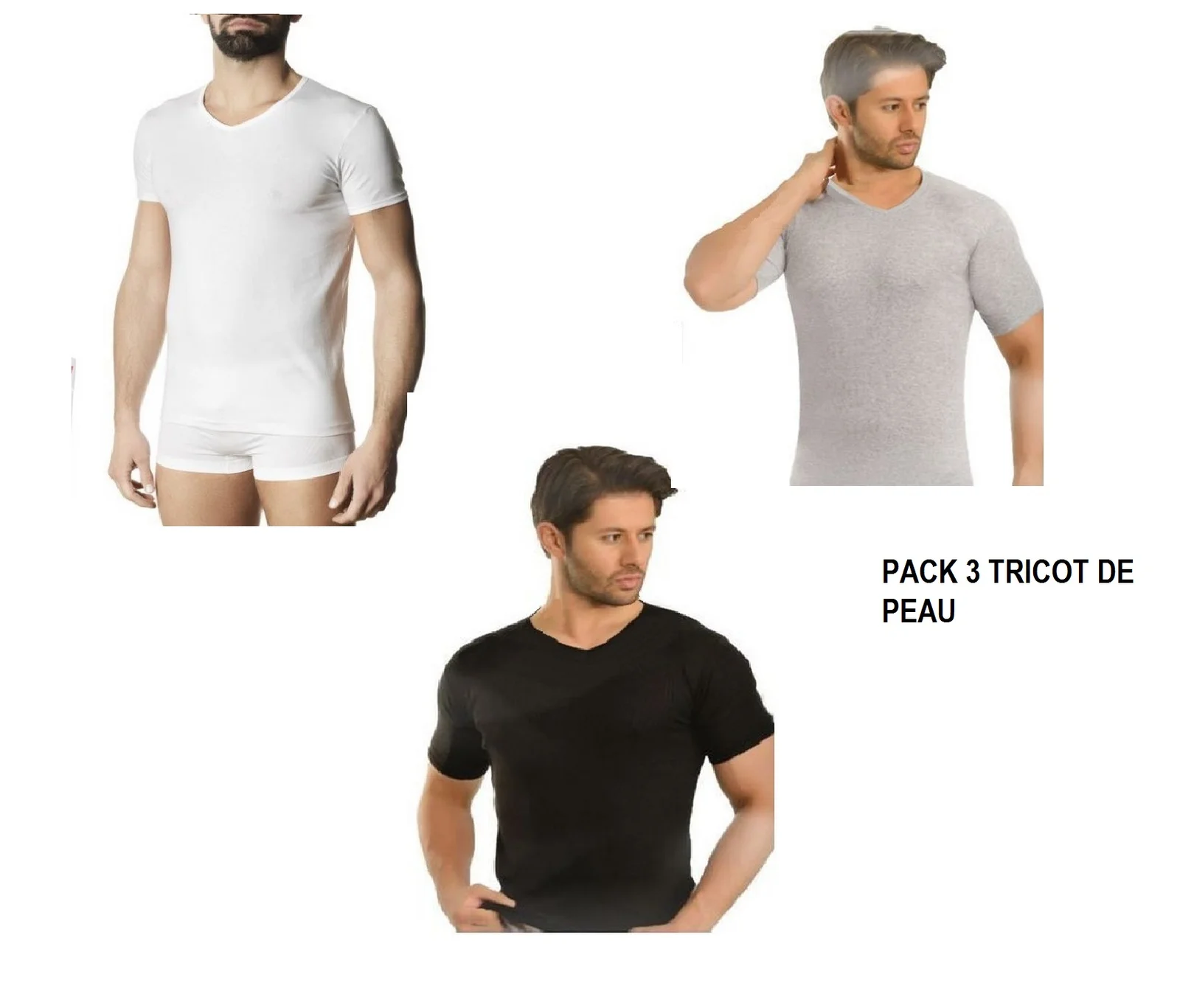 1 Tricot De Peau – Demi Manche – Intima Italian style