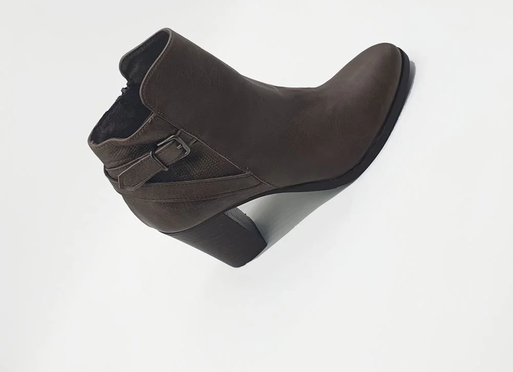 Chaussure – Bottines à talon haut- VERA GOMMA Original – Marron – Image 3